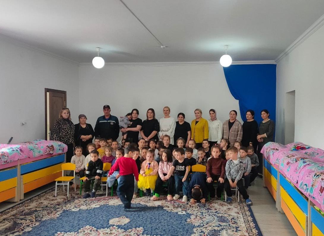 Огнеборцы ПЧ-50 провели познавательное мероприятие для малышей